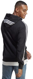 adidas Heren essentials 3 stripes french terry hoodie Zwart - L