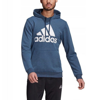 adidas Heren essentials big logo hoodie Blauw - M