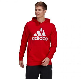 adidas Heren essentials big logo hoodie Rood - S