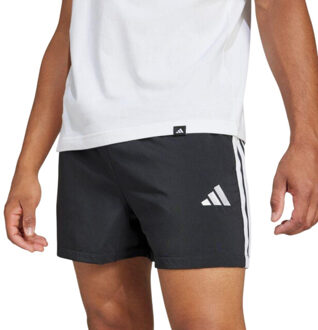 adidas Heren essentials chelsea 3 streep shorts Zwart - M
