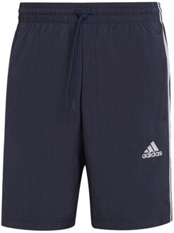 adidas Heren essentials chelsea aeroready 3 streep shorts - maat S Blauw