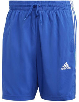 adidas Heren essentials chelsea aeroready 3 streep shorts - maat S Blauw