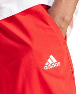 adidas Heren essentials chelsea aeroready klein logo shorts Rood