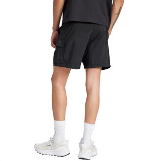 adidas Heren essentials chelsea cargo shorts met klein logo - maat L Zwart
