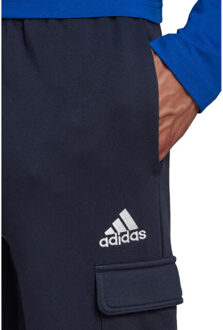 adidas Heren essentials fleece tapered leg regular joggingbroek Blauw
