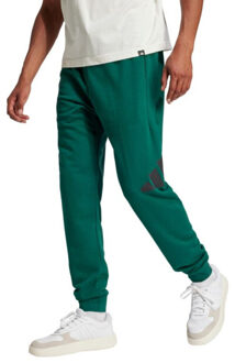 adidas Heren essentials french terry joggingbroek met groot logo - maat L Groen