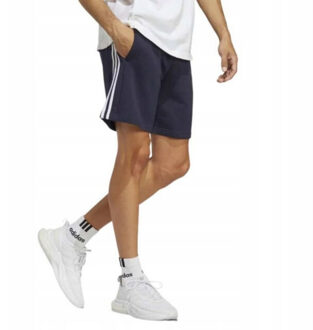 adidas Heren essentials french terry triple stripe shorts Blauw