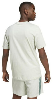 adidas Heren essentials geborduurd logo single jersey t-shirt Groen - M
