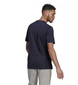 adidas Heren essentials geborduurd logo t-shirt Blauw - S