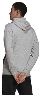 adidas Heren essentials groot logo fleece hoodie Grijs - M