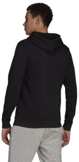 adidas Heren essentials groot logo fleece hoodie - maat M Wit