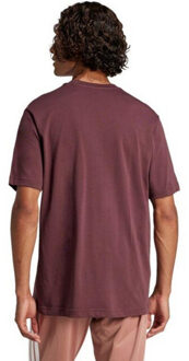 adidas Heren essentials groot logo t-shirt - maat M Rood