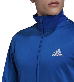 adidas Heren essentials klein logo primegroen trainingspak - maat S Zwart