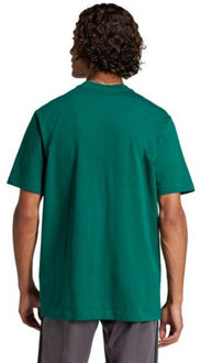 adidas Heren essentials klein logo single jersey t-shirt Groen