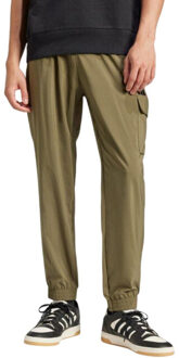 adidas Heren essentials kleine embleem cargo broek - maat S Groen