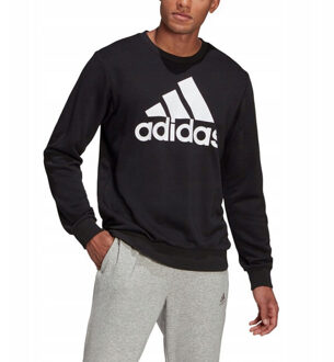 adidas Heren essentials logo sweatshirt Zwart