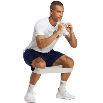 adidas Heren essentials logotrainingsshort Blauw - M