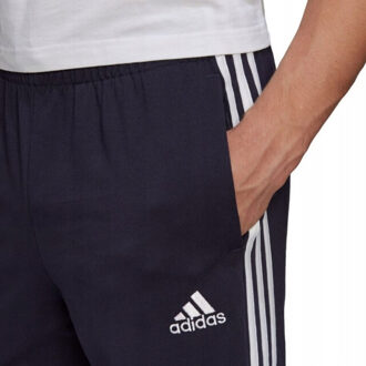 adidas Heren essentials single jersey 3 strepen tracksuit broek Blauw