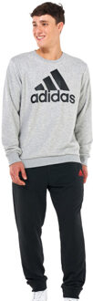 adidas Heren essentials sweatshirt met groot logo Grijs - XXL / XXXL