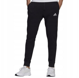 adidas Heren essentials taps toelopende joggingbroek met manchet Zwart - S
