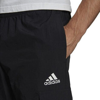 adidas Heren essentials woven cargo joggingbroek met klein logo Zwart