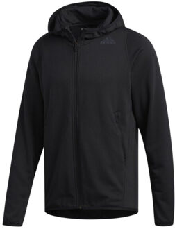 adidas Heren freelift prime full zip hoodie Zwart - S