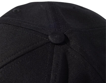 adidas Heren geborduurde logo baseballcap Zwart - One size