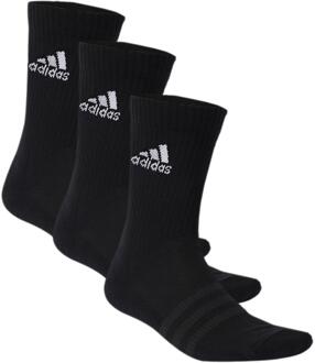 adidas | Heren gevoerde crew-sokken, 3-pack Zwart - EU 40.5 - 42