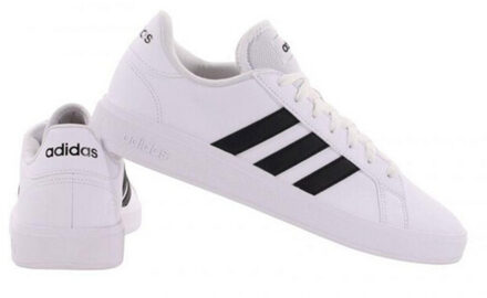 adidas Heren grand court 2.0 leren trainers Wit - 45