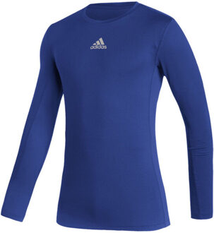 adidas Heren gu7335 tech-fit base layer top met lange mouwen - maat XL Blauw