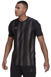 adidas Heren heren gestreept t-shirt - maat S Grijs