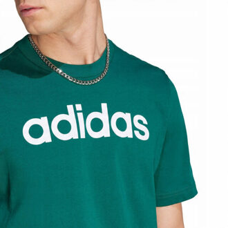 adidas Heren lin sj t-shirt met korte mouwen Groen