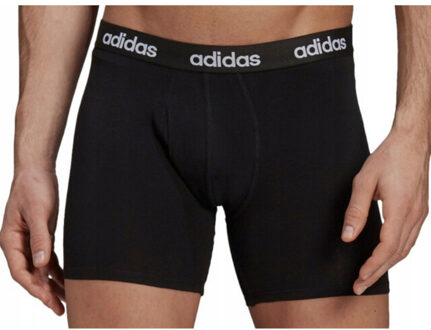 adidas Heren linear boxershorts (set van 2) Zwart - M