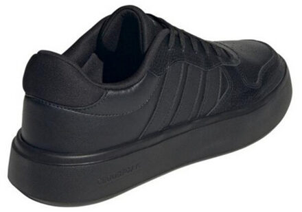 adidas Heren litecourt leren trainers Zwart - 40
