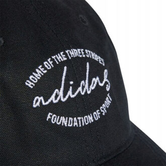 adidas Heren logo dad hat Zwart - S / M