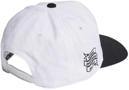 adidas Heren logo snapback cap - maat One size Wit