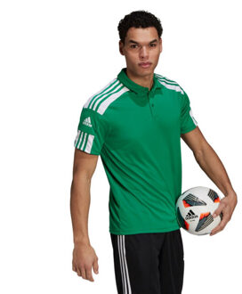 adidas Heren squadra 21 poloshirt - maat S Groen
