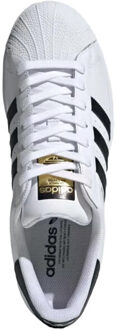 adidas Heren superstar leren trainers Wit - 37