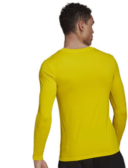 adidas Heren team base trui met lange mouwen Geel - XXL / XXXL