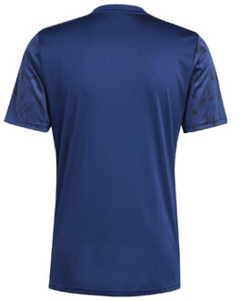 adidas Heren team icoon 25 geometrisch patroon t-shirt Blauw - L