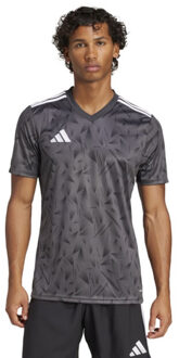 adidas Heren team icoon 25 geometrisch patroon t-shirt Grijs - XL