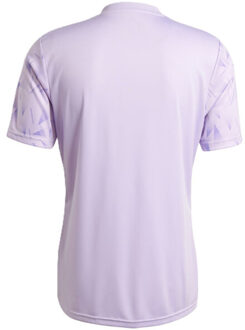 adidas Heren team icoon 25 geometrisch patroon t-shirt - maat XL Roze