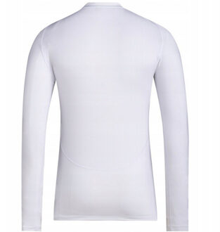 adidas Heren tech-fit t-shirt met lange mouwen - maat L Wit
