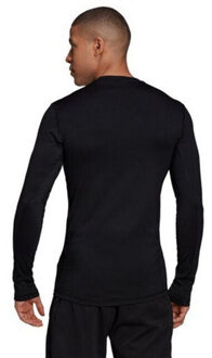 adidas Heren tech-fit t-shirt met lange mouwen Zwart - XXL / XXXL