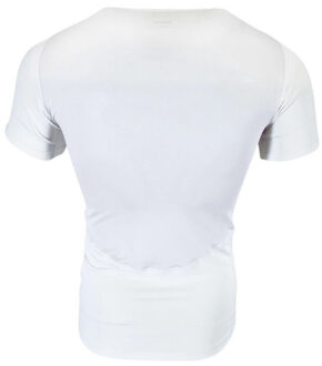 adidas Heren techfit aeroready t-shirt met korte mouwen - maat L Wit