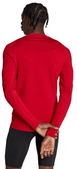 adidas Heren techfit cold.rdy t-shirt met lange mouwen Rood