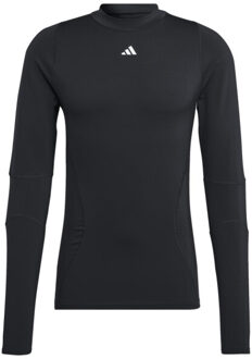 adidas Heren techfit cold.rdy t-shirt met lange mouwen Zwart
