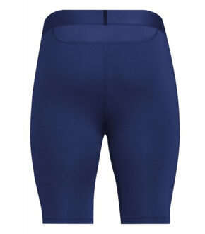 adidas Heren techfit korte broek - maat XL Blauw