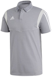 adidas Heren tiro 19 katoenen poloshirt - maat S Grijs