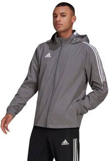 adidas Heren tiro 21 all weather jas Grijs - M